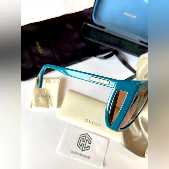 GUCCI OVERSIZED SUNGLASSES GG0467S GG0467 Women Unisex Female Men Gucci 0467s - Picture 5 of 13